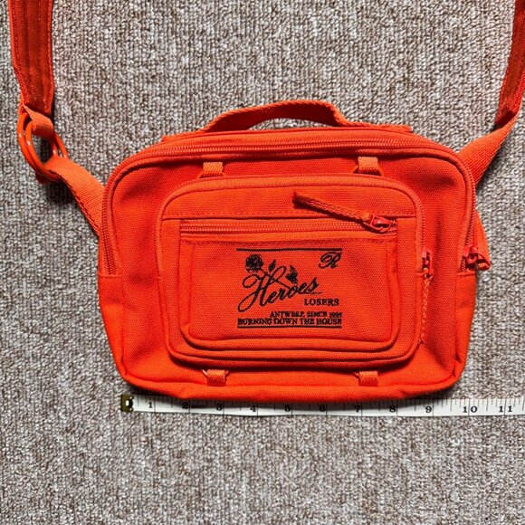 Raf Simons Orange Eastpack Edition Loop Waistbag Pouch Excellent Condition - Picture 5 of 7